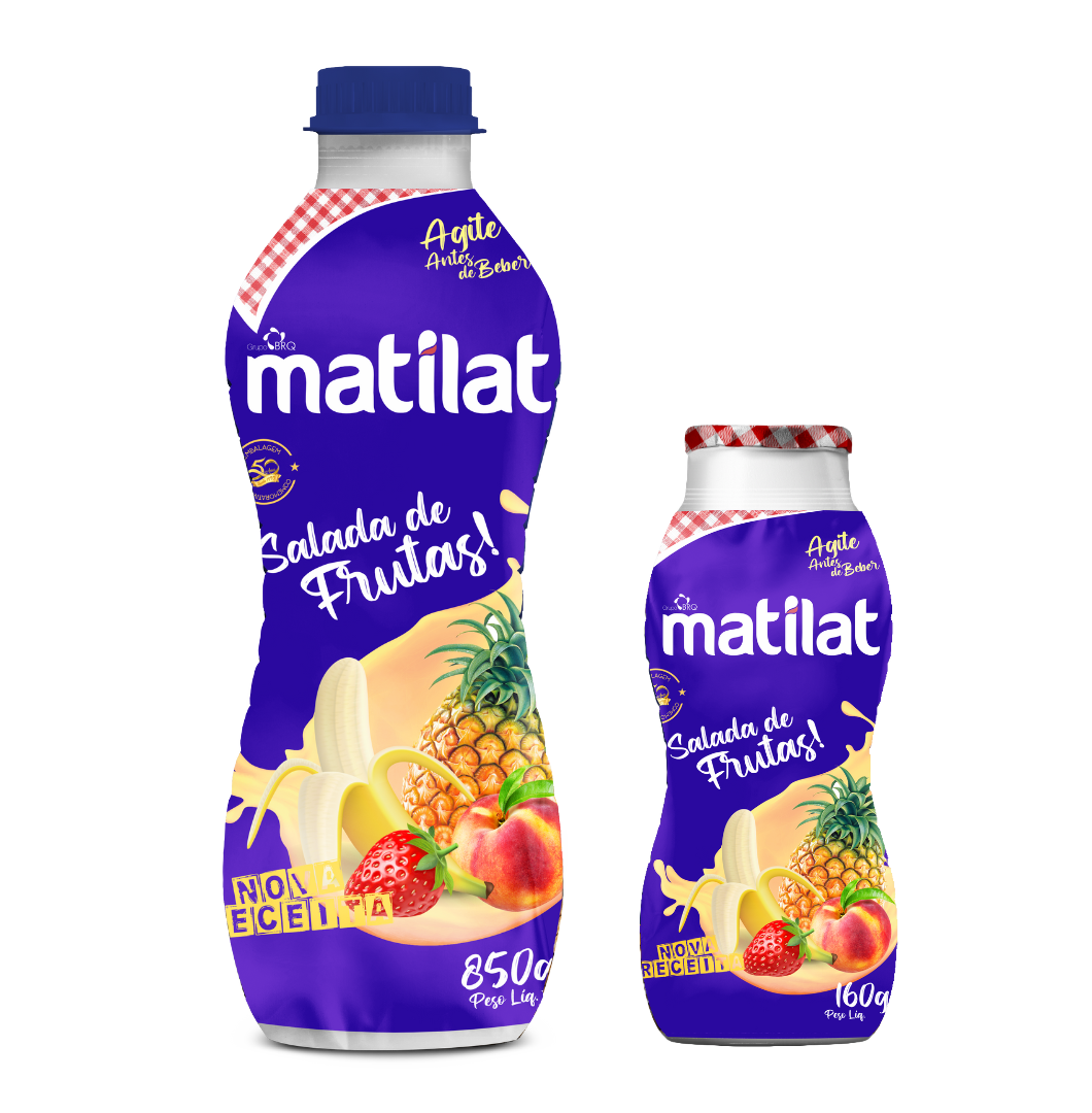 Iogurte Matilat Salada de Frutas 850g e 160g